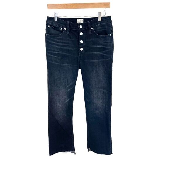 J Crew 9” Billie Demi Boot Crop Jeans - Picture 1 of 6
